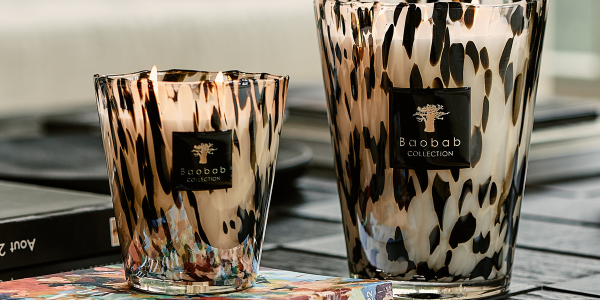 SCENTED CANDLE PEARLS BLACK - BAOBAB COLLECTION • Baobab
