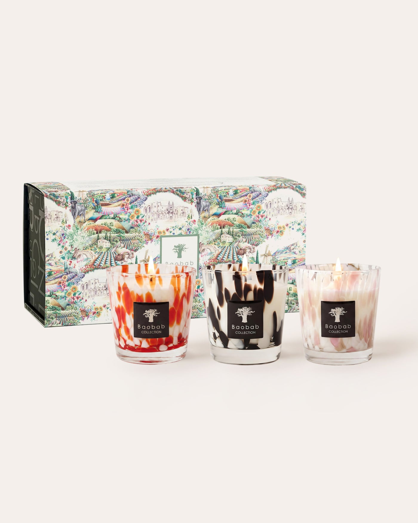 PEARLS CANDLE TRIO