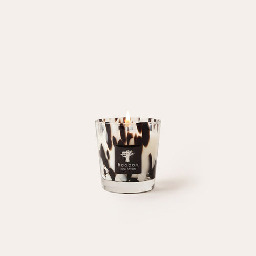 SCENTED CANDLE PEARLS BLACK