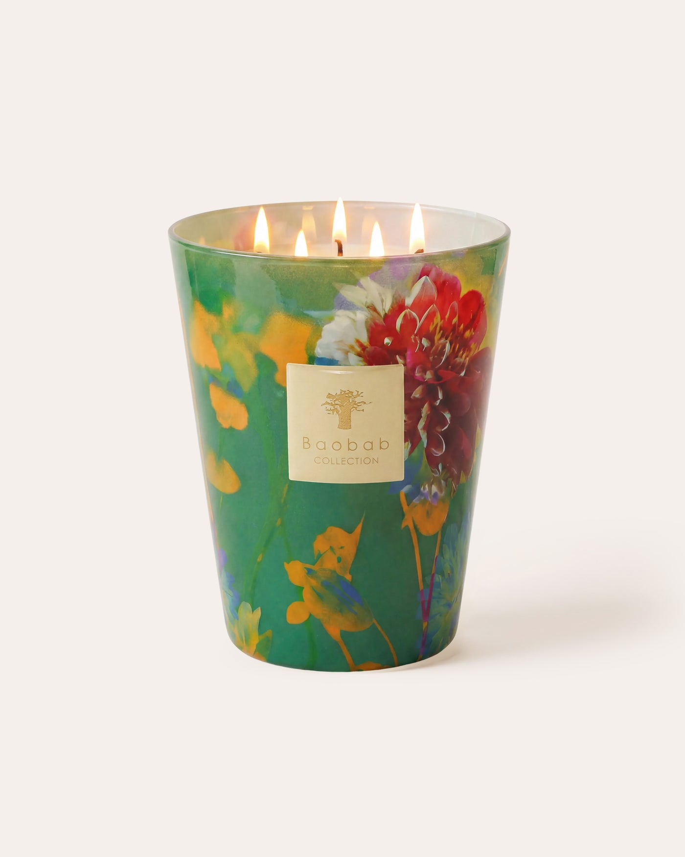 SCENTED CANDLE ARTY FLOWERS BOUQUET