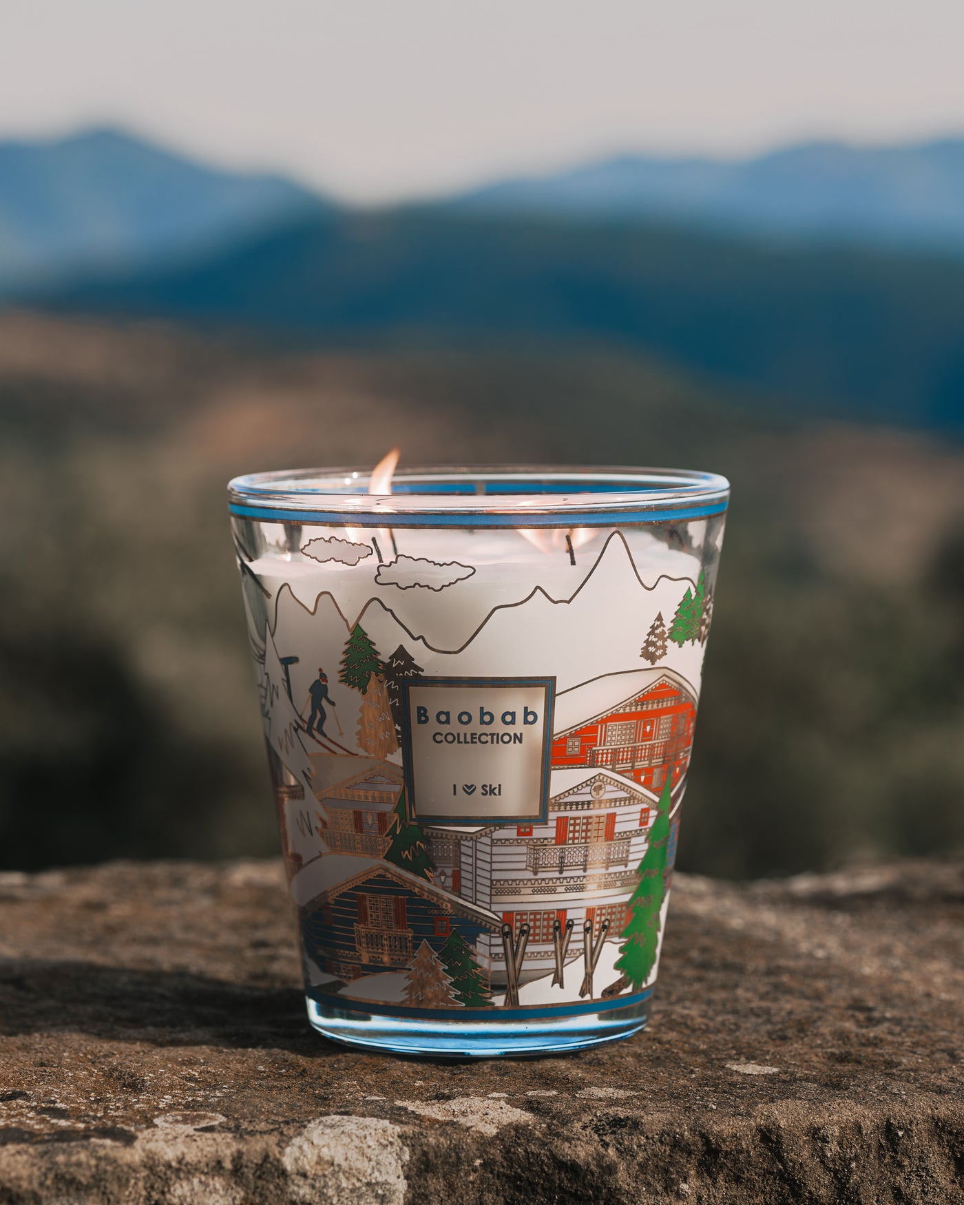 SCENTED CANDLE I LOVE SKI