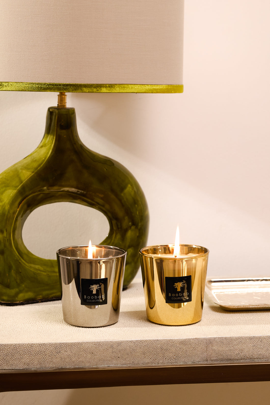 AURUM & PLATINUM LES EXCLUSIVES CANDLE DUO