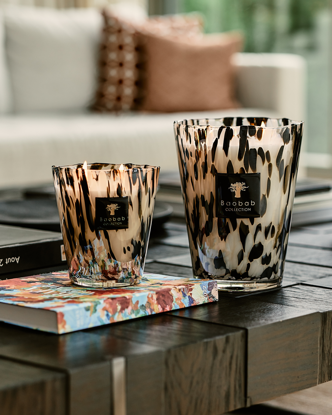 SCENTED CANDLE PEARLS BLACK - BAOBAB COLLECTION • Baobab