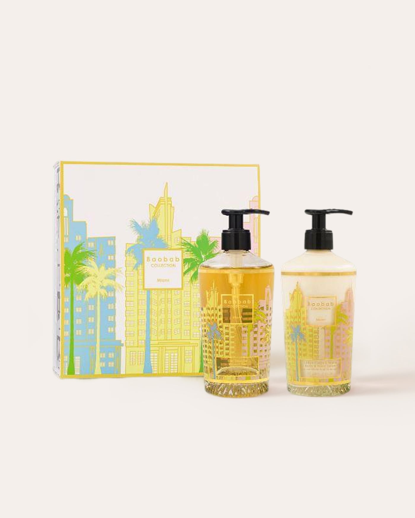 GIFT BOX MIAMI BODY & HAND LOTION AND HAND WASH GEL