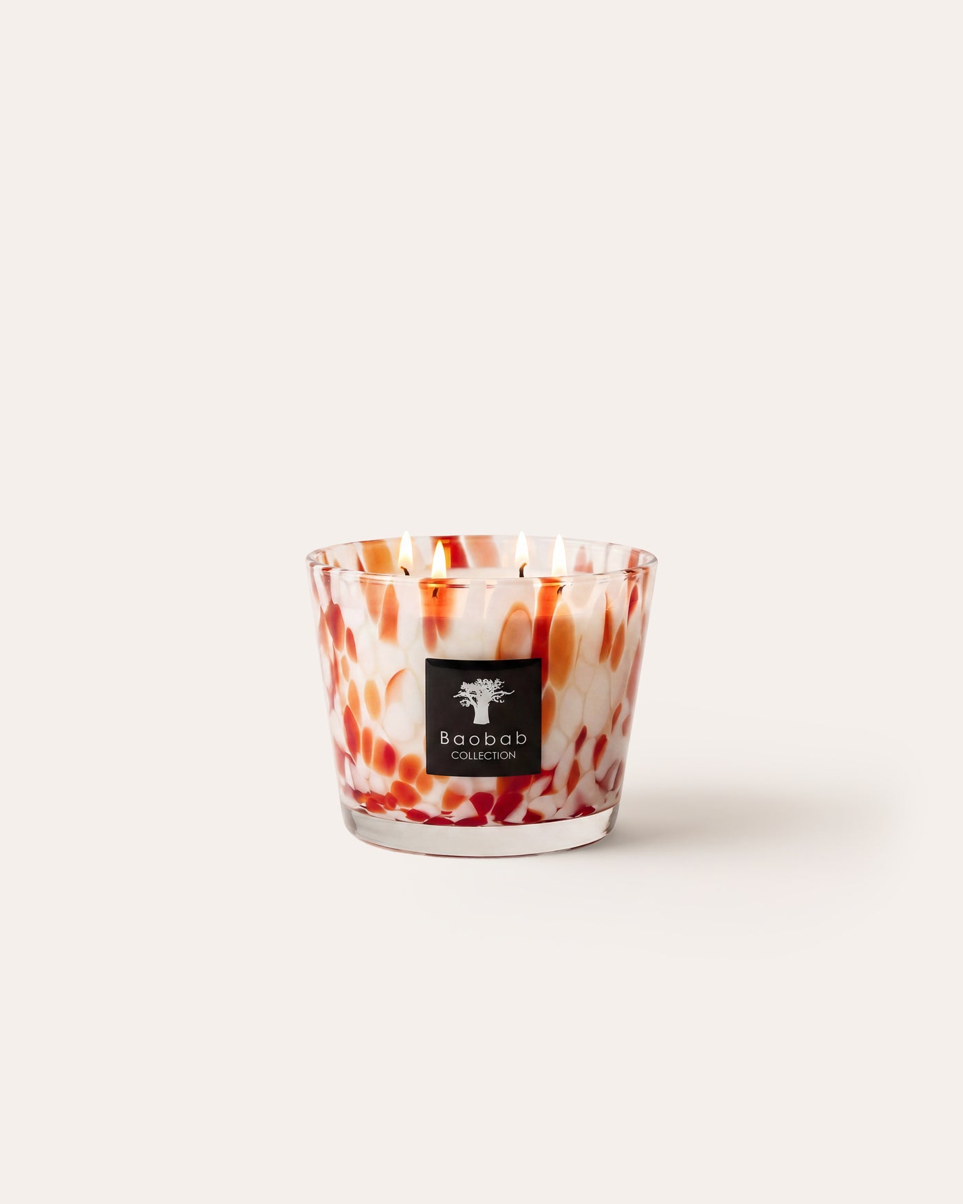 SCENTED CANDLE PEARLS CORAL