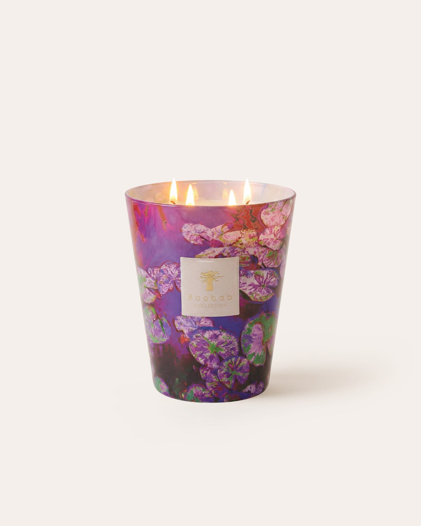 SCENTED CANDLE ARTY FLOWERS WATER LILY MAX 16
