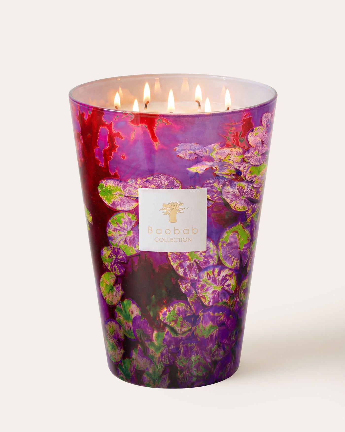 SCENTED CANDLE ARTY FLOWERS WATER LILY MAX 35