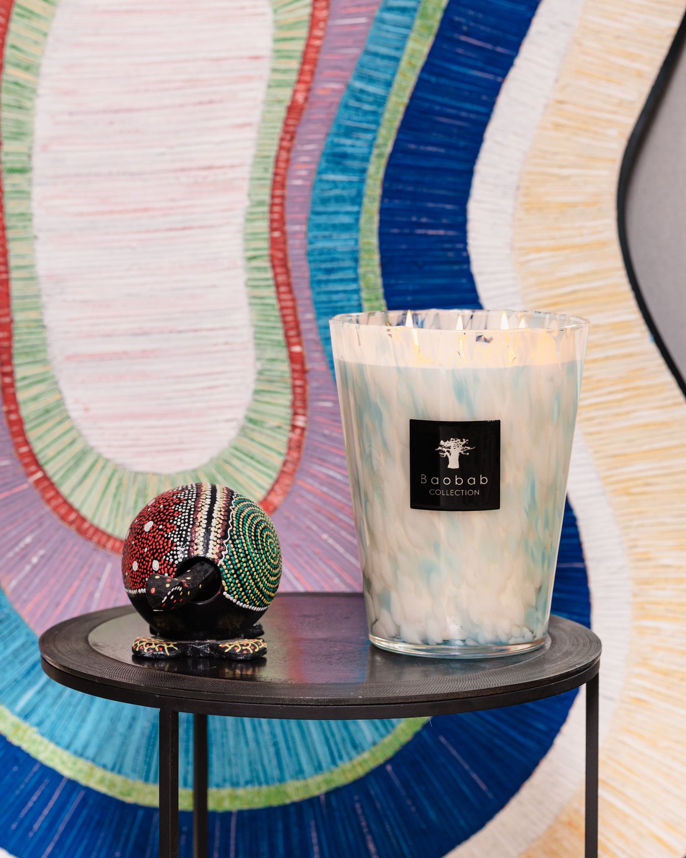 SCENTED CANDLE PEARLS SAPPHIRE
